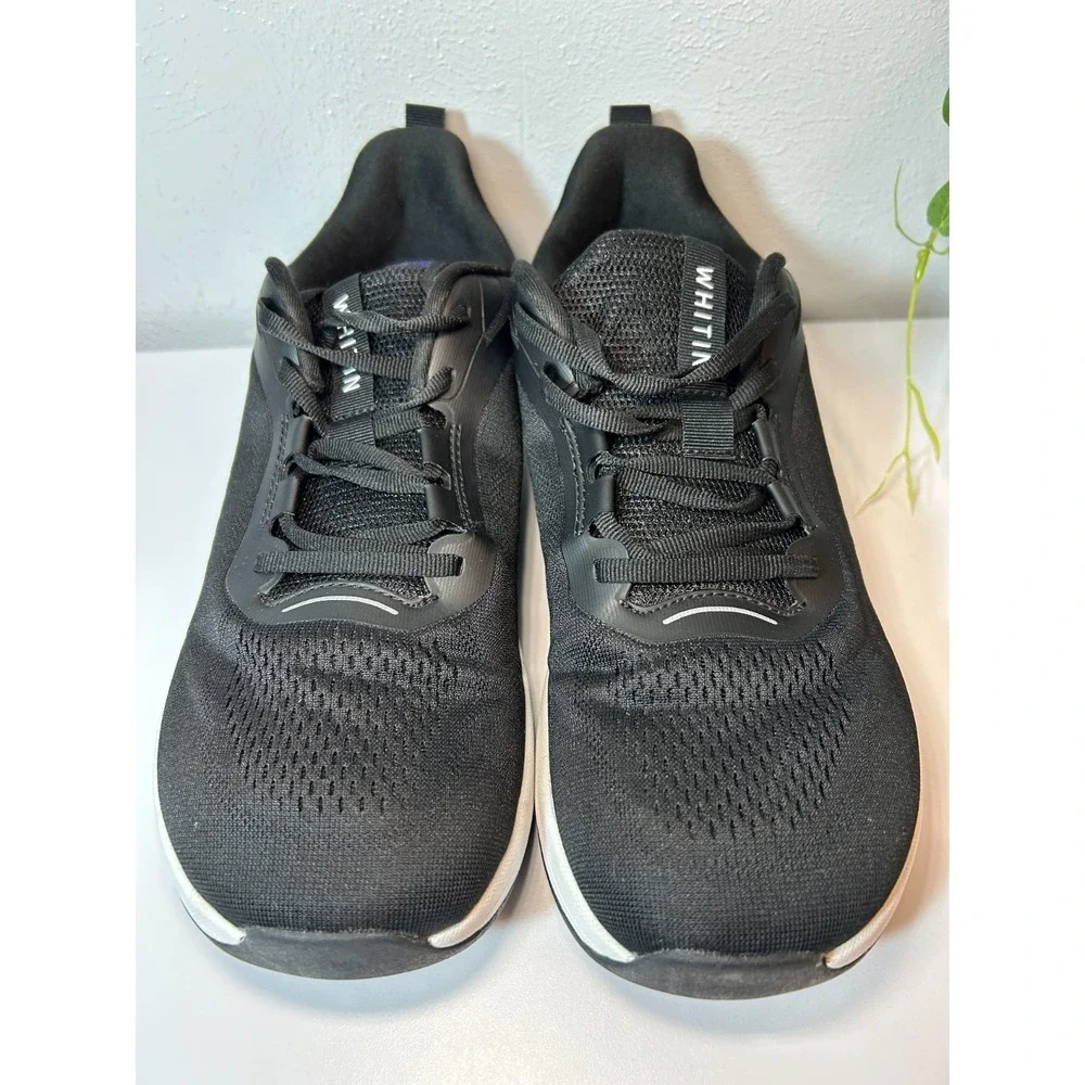 WHITIN Mens Athletic Sneakers Black‎ Lightweight Running Shoes EU 42